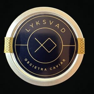 Oscietra caviar fra den danske caviar producent Lyksvad