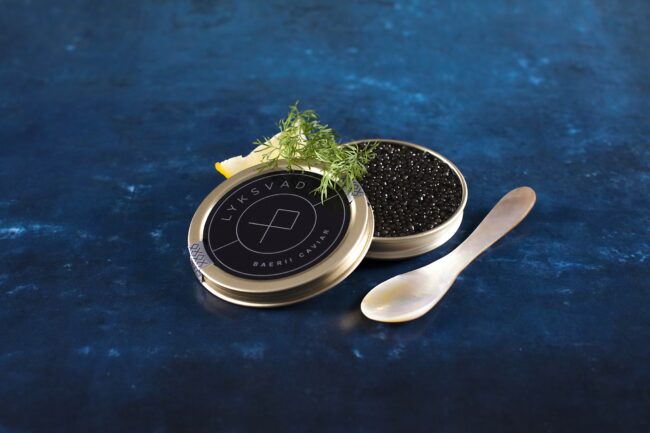 Baerii caviar fra Lyksvad